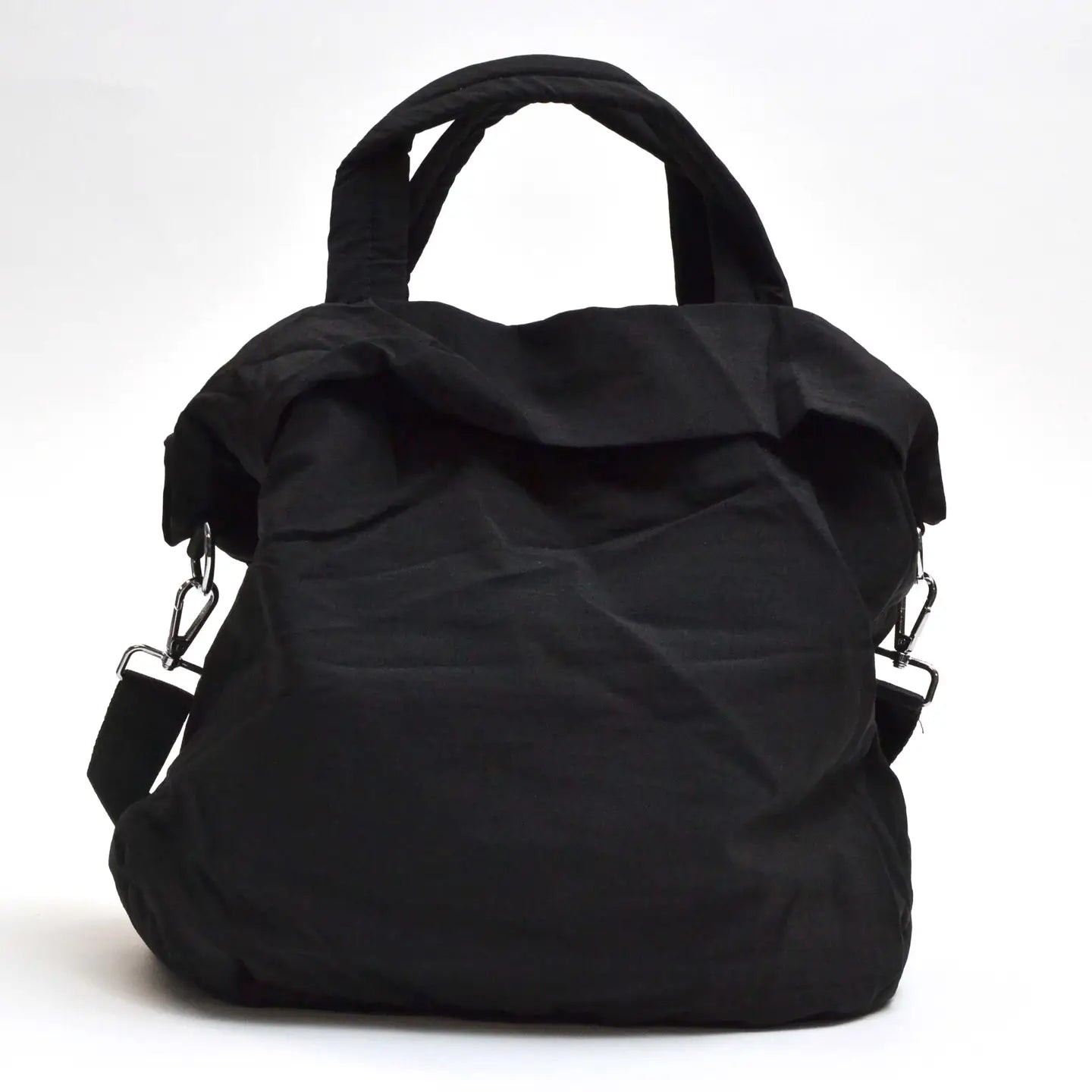 Nylon Preppy Shoulder Tote Bag