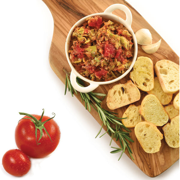 Artichoke Tomato Bruschetta