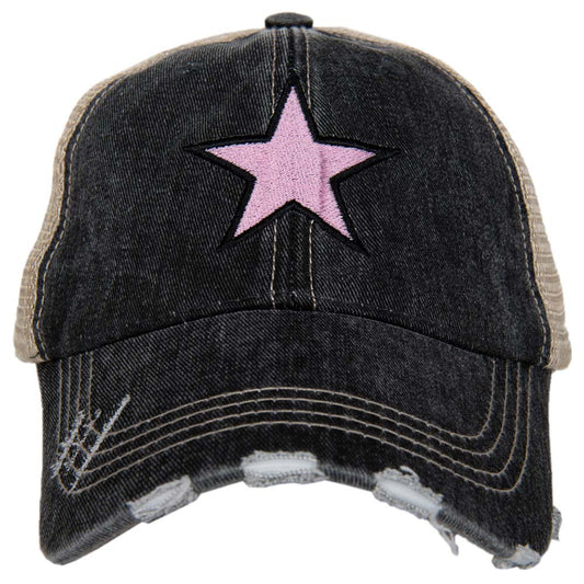 Pink Star Trucker Hat