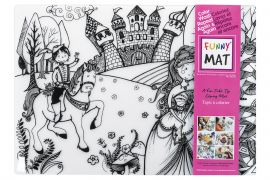 Princess Coloring Mat