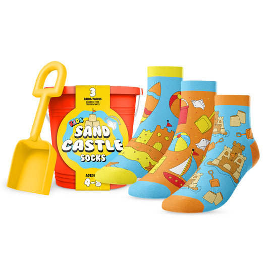 Kids Sand Castle Socks