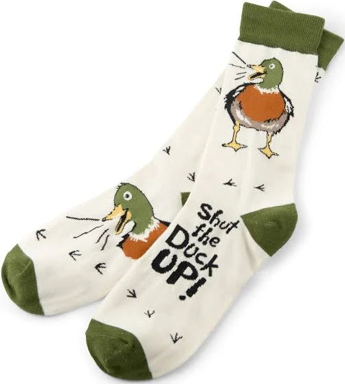 Shut the Duck Up Men's Crew Socks