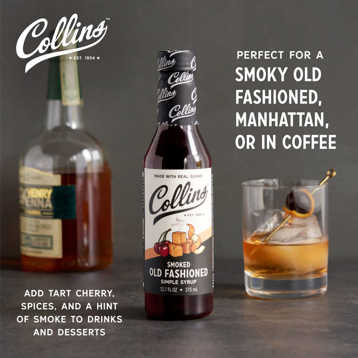 Smoked Old Fashioned Syrup 12.7oz
