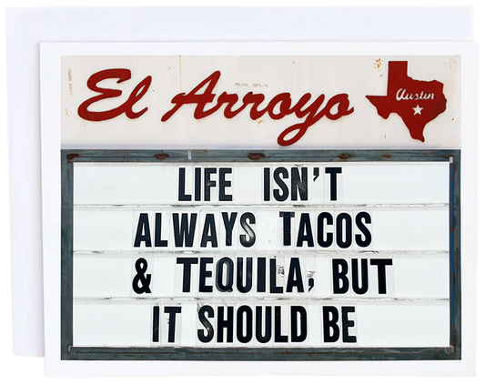 Tacos & Tequila Card