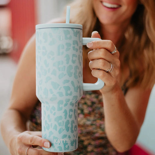 Mint Leopard Tumbler