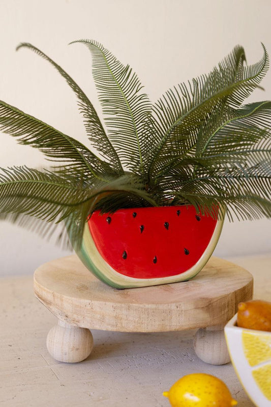 Ceramic Watermelon Slice Planter