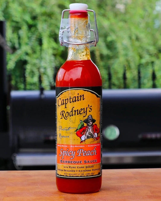 Captain Rodney's Spicy Peach Barbeque Boucan Sauce